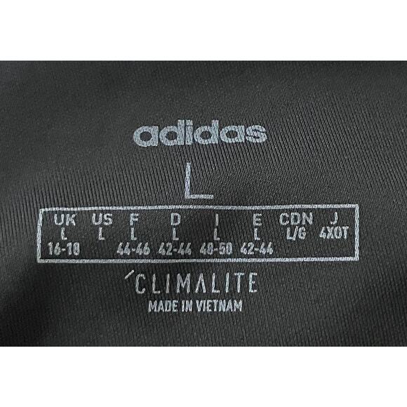 ADIDAS CLIMALITE HI-RISE STRT LEG ACTIVEWEAR LEGGINGS, WOMENS, L, BLACK & WHITE - Picture 7 of 10